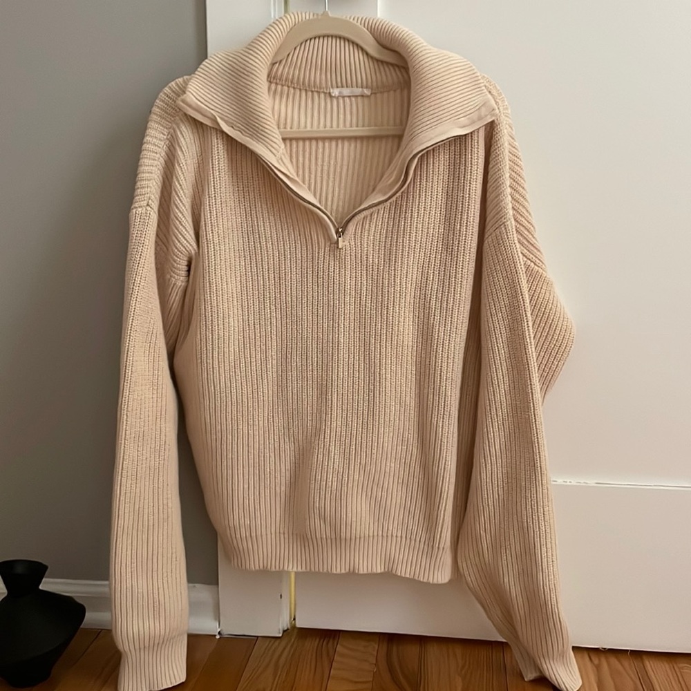 Lauren Elizabeth knit zipper sweater